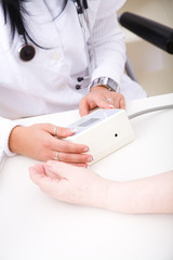 blood pressure gauge