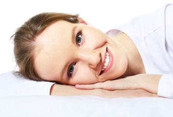 Obraz premium Young beautiful face