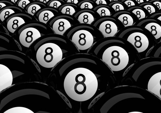 Many eight balls