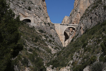 Straße zwischen Benidorm und Calpe