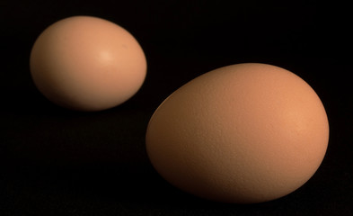 Eggs over black. To see similar please visit my gallery.