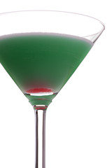 Lust - Cocktail von unten betrachtet in Martiniglas