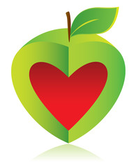 Love to nature concept.