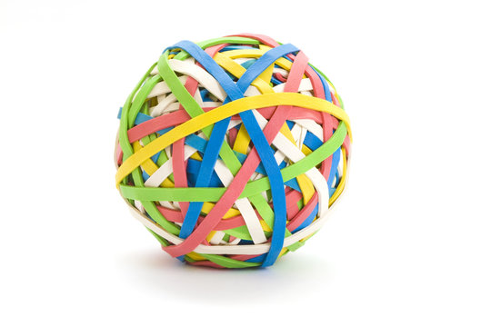 ACCO Colored Rubber Band Ball