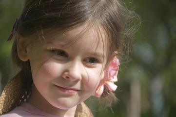 Portrait of little girl