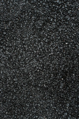 Freshly paved asphalt