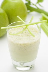 fresh fruit milk shake apple