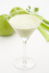 fresh fruit milk shake apple