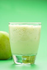 fresh fruit milk shake apple