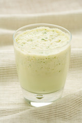 fresh fruit milk shake apple