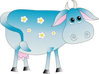 Blue cow