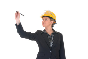 Construction supervisor woman