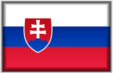 Fototapeta premium Flag of Slovakia