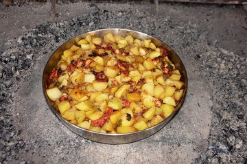 octopus made traditional Croatian way