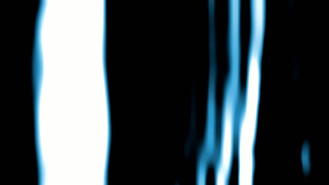 Abstrakte Animation aus Licht und Wellen