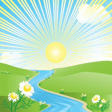 Sommer Landschaft