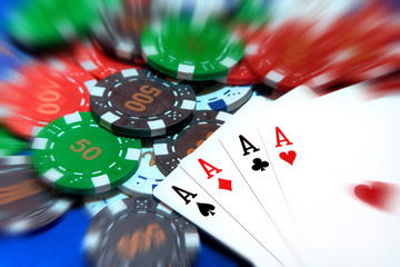 Obraz premium Poker Zoom