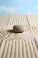 Rolgordijnen Zen stone © Olga Lyubkin