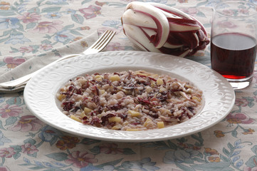 Risotto al radicchio rosso - Primi piatti del veneto