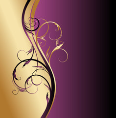 golden abstract background