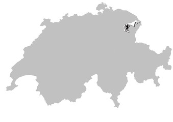 Kanton Appenzell-Ausserrhoden auf Schweiz