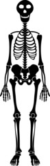 the happy skeleton