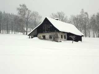 Chalet In Winter