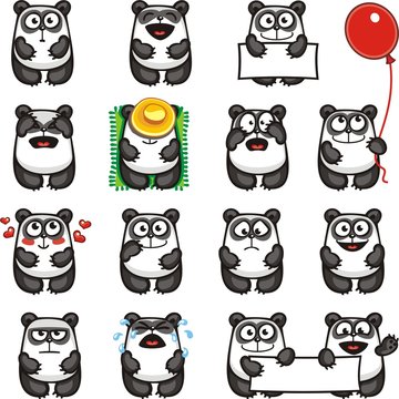 Funny pandas
