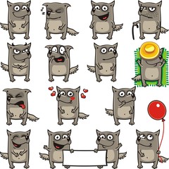 Funny wolves (2)