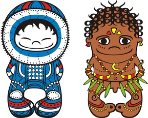 Eskimo and Papuan © Say_cheese