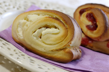 Obraz na płótnie Canvas Homemade bread rolls