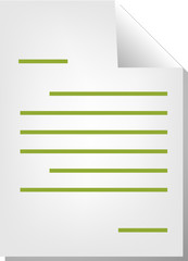 Letter document icon