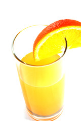 orange juice and orange