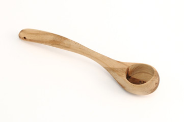 The small wooden Finnish spoon