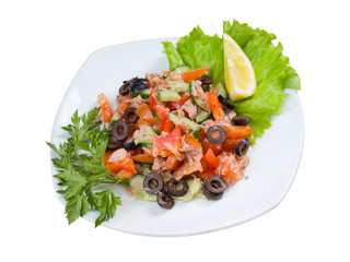 italian saladon plate