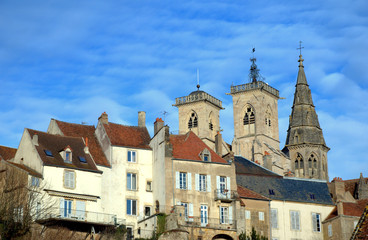 Fototapeta na wymiar Semur-en-Auxois, Burgundia