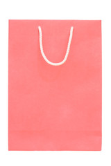Pink shopping bag