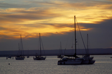 Sunrise in La Paz, Baja California Sur, Mexico