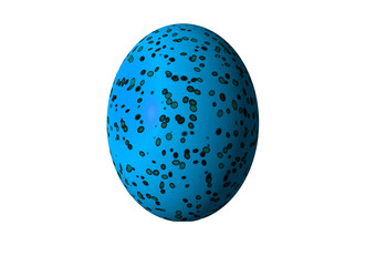 oeuf bleu
