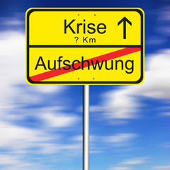 Obraz premium Wirtschaftskrise