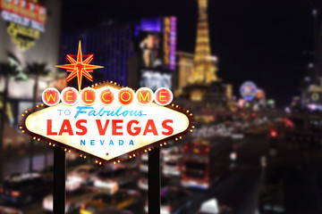 Welcome to Las Vegas Nevada - obrazy, fototapety, plakaty