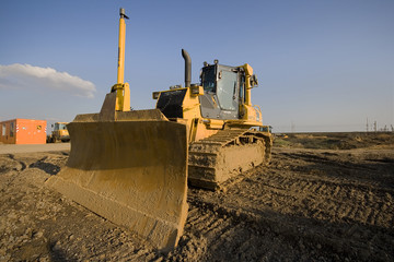 Bulldozer Planierraupe