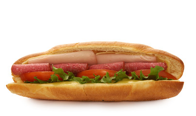 ham and salami sandwich