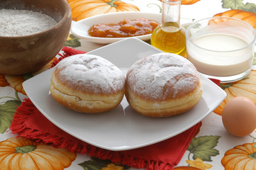 Krapfen with jam