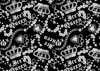 Ice queen seamless wallpaper - 13134067