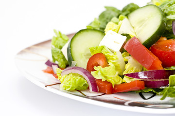 close up of salad