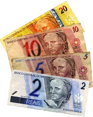 Reals brésilien, billet de banque Brésil.