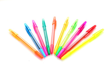coloured pens