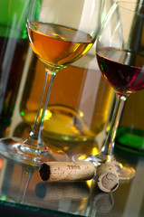 White and red wine