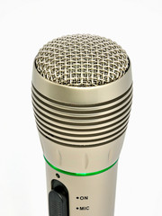 Gold microphone